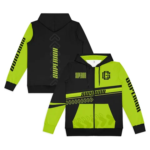 Custom Mens Active Zipped Hoodie