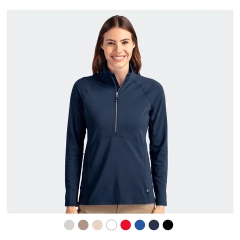 Cutter & Buck Adapt Womens Half Zip
