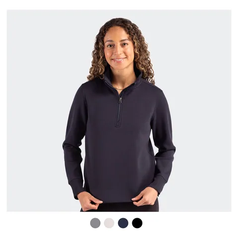 Cutter & Buck Roam Womens Half Zip Jacket