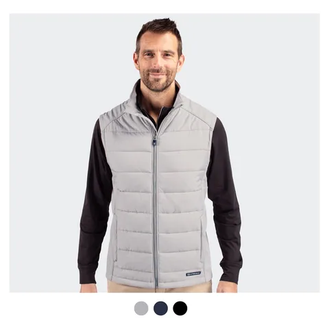 Cutter & Buck Evoke Mens Hybrid Vest