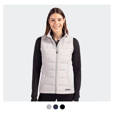 Cutter & Buck Evoke Womens Hybrid Vest