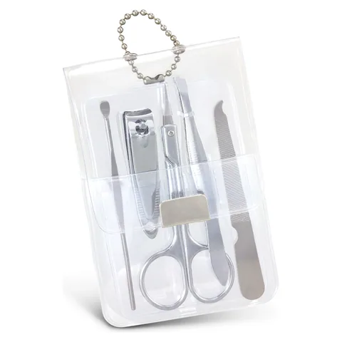 Vinyl Manicure Set in clear