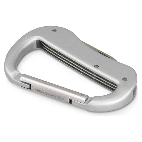 Carabiner Multi-Tool in silver