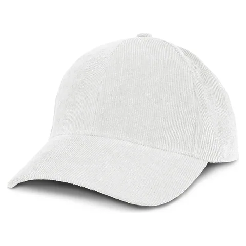 Corduroy Cap in white