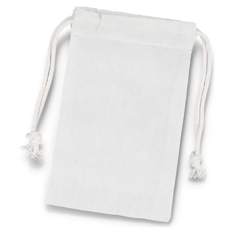 Cotton Gift Bag - Small white
