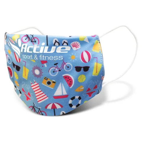 Reusable Face Mask Full Colour - Small