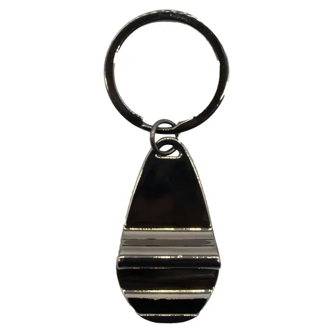 Apri Gunmetal Keychain in Back