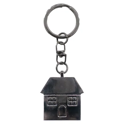 Casa Gunmetal Keychain in Back