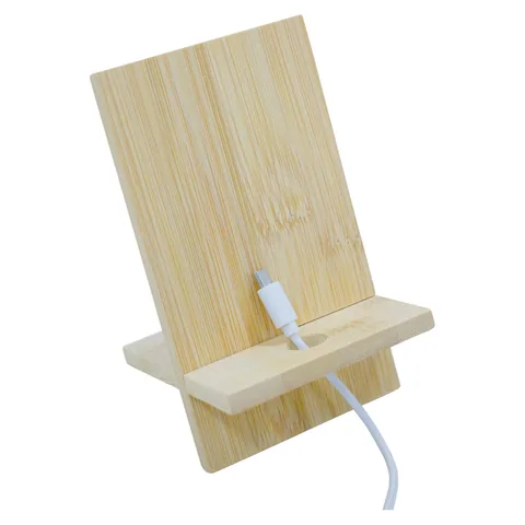 Groove Bamboo Phone Stand