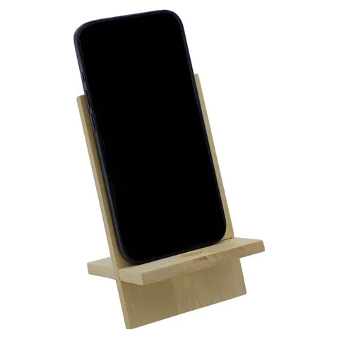 Groove Bamboo Phone Stand in Phone