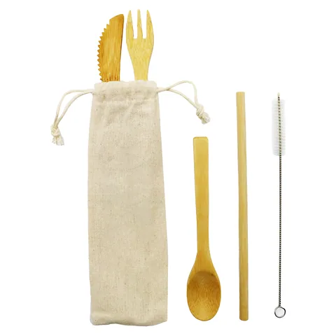 Adair Bamboo Cutlery Set in Natural
