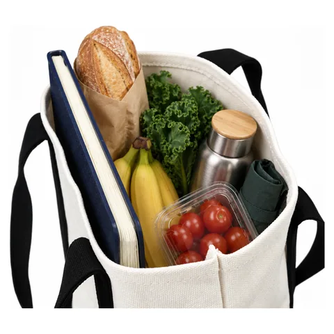 Mini Canvas Tote in Full bag