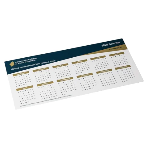 Magnetic Tab Calendar