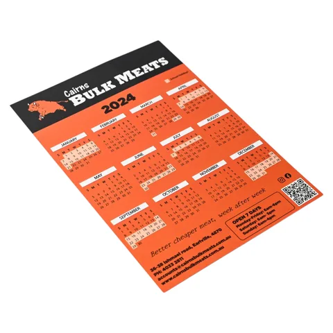 Magnetic Tab Calendar