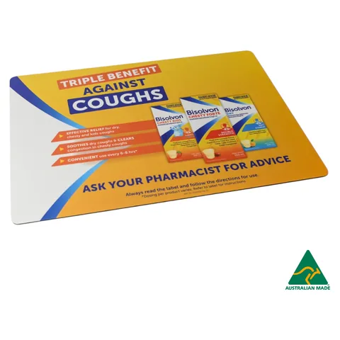 Deluxe Counter Mat 420mm (w) x 297mm (h) x 3mm Thick Rubber Sponge