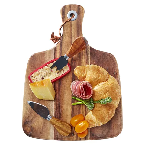 Acacia Cheeseboard & Knife Set