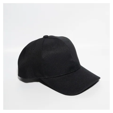 Quick-Dry Ripstop Strapback Baseball Cap Black
