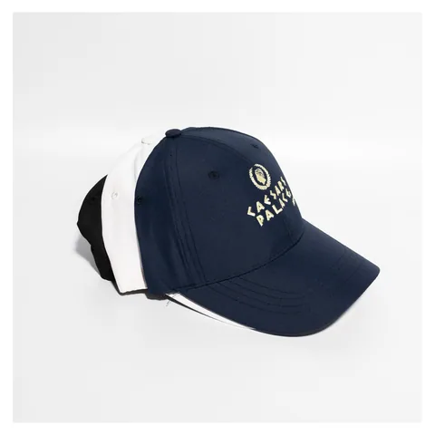 Promo Poly-Cotton 6 Panel Velcro Strap Baseball Cap
