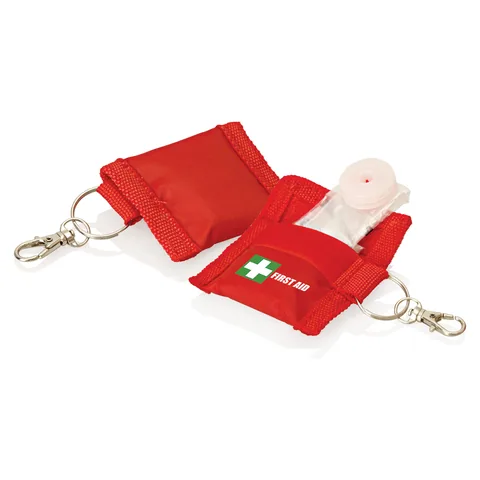 First Aid CPR Mask Keyring in Ub