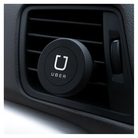 Kozo Universal Magnetic Car Vent Mount - ABS - Black - Round