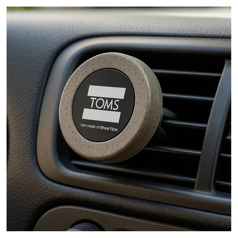 Kozo Universal Magnetic Car Vent Mount - ABS - Silver - Round