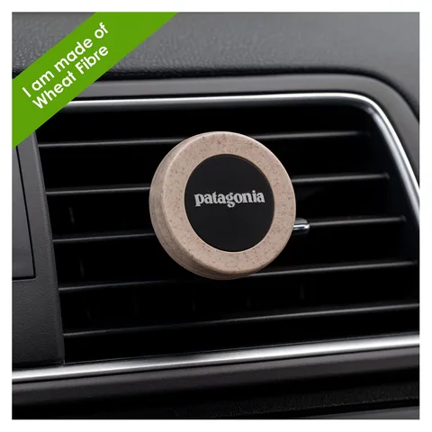 Kozo Universal Magnetic Car Vent Mount - Plant Fibre - Round