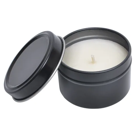 Vanilla Scented Candle in Black