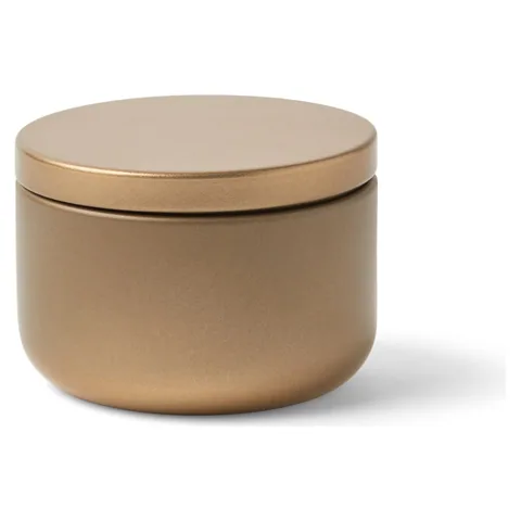 Mini Tin Candle Gold closed