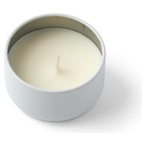 Mini Tin Candle White