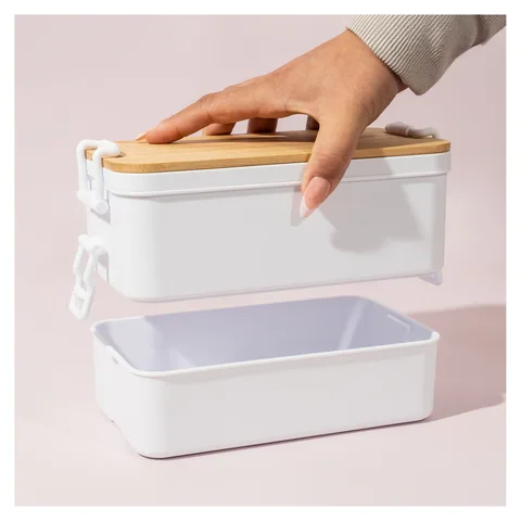 Double Stack RPP Lunch Box White