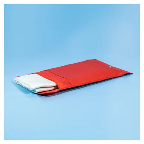 Fiberglass Emergency Fire Blanket in Red