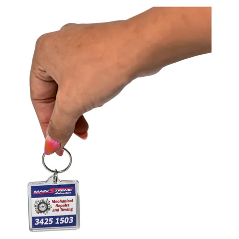 Square Acrylic Keychain