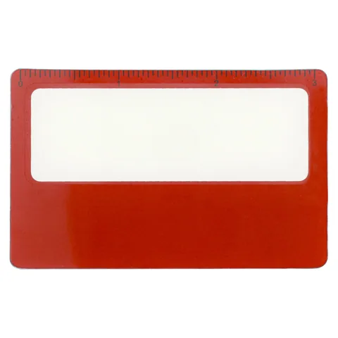 Pocket Ruler Magnifier with Sleeve