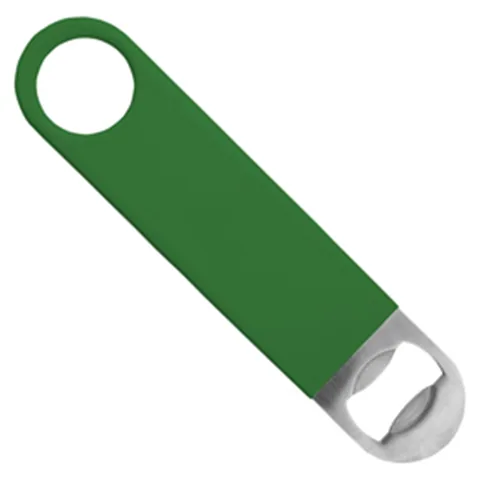 Bartender's Vinyl Bottle Opener Green