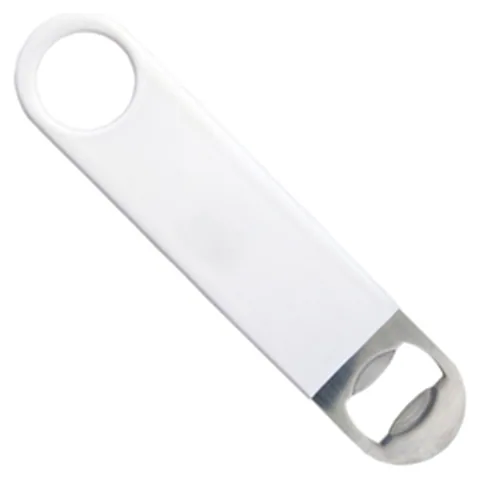 Bartender's Vinyl Bottle Opener White