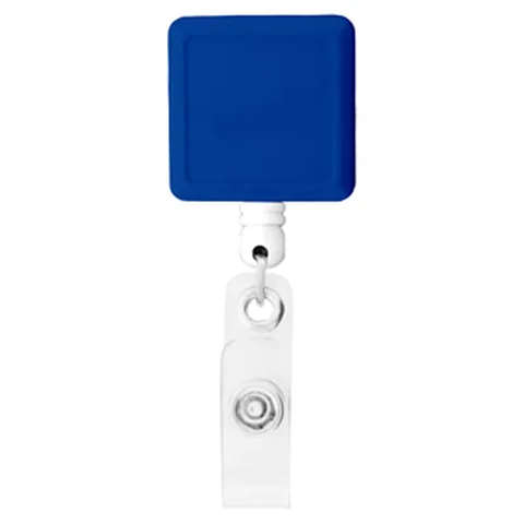 Rectangle Badge Holder Blue