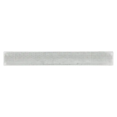 Reflective Slap Wristband White