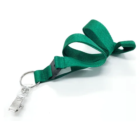 Green 19mm custom printed lanyard