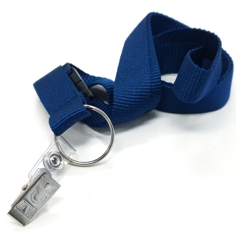 19mm Custom Lanyard Navy