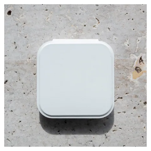 Glow Compact Mirror with LED in White