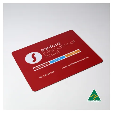 Optical Friendly Mouse Mat 230mm (w) 190mm (h) 1mm Thick Natural Rubber