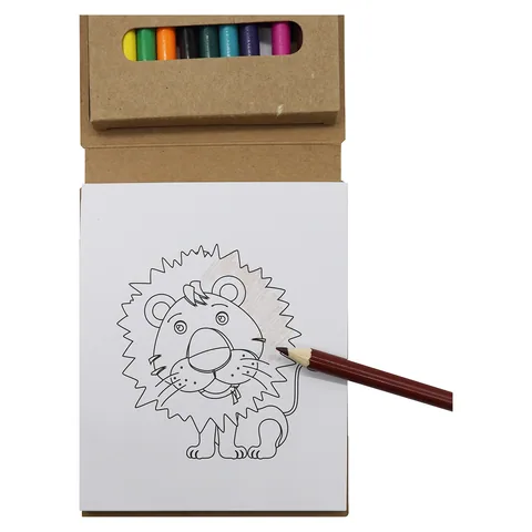 Crafty Colouring Notepad Set Open