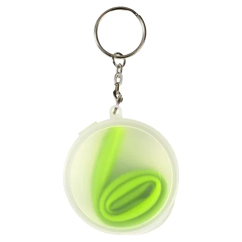 Reusable Silicone Straw Lime