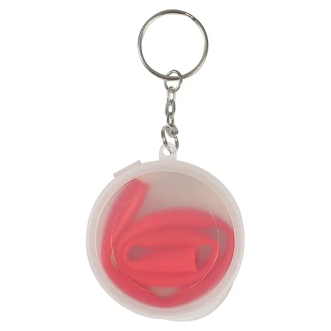 Reusable Silicone Straw Red