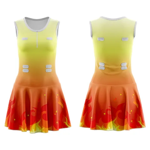 Womens Full-Skirt Netball Dress
