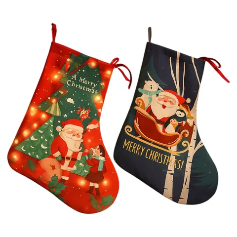 Santa Sock Gift Tote