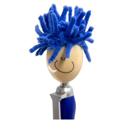 Mop Head Pen with Stylus Blue-f