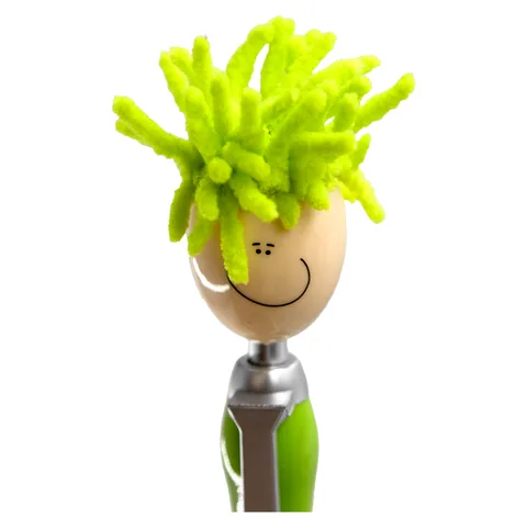Mop Head Pen with Stylus Green-f
