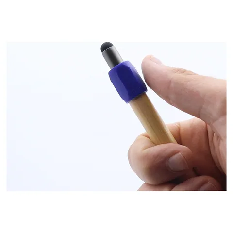 Harley Bamboo Spinner Pen Blue