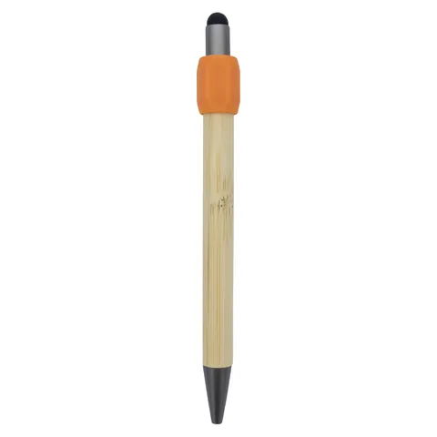 Harley Bamboo Spinner Pen Orange